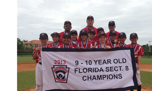 9-10 year olds 2013 Sectional Champions